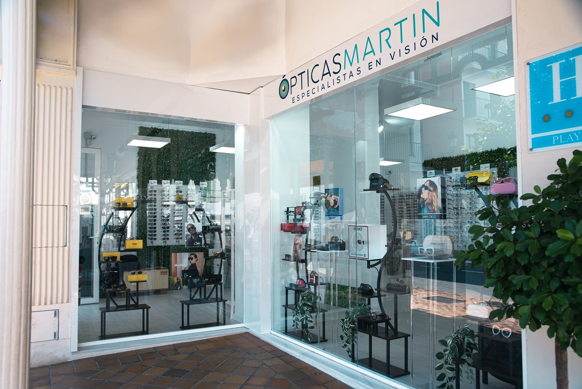 opticas martin escaparate